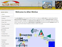 Tablet Screenshot of alter-motive.org